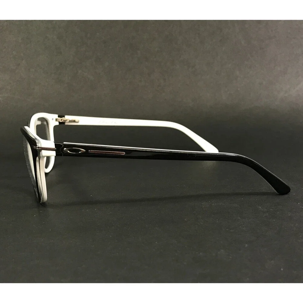 Oakley Eyeglasses Frames Stand Out OX1112-0653 Black White Cat Eye 53-17-136
